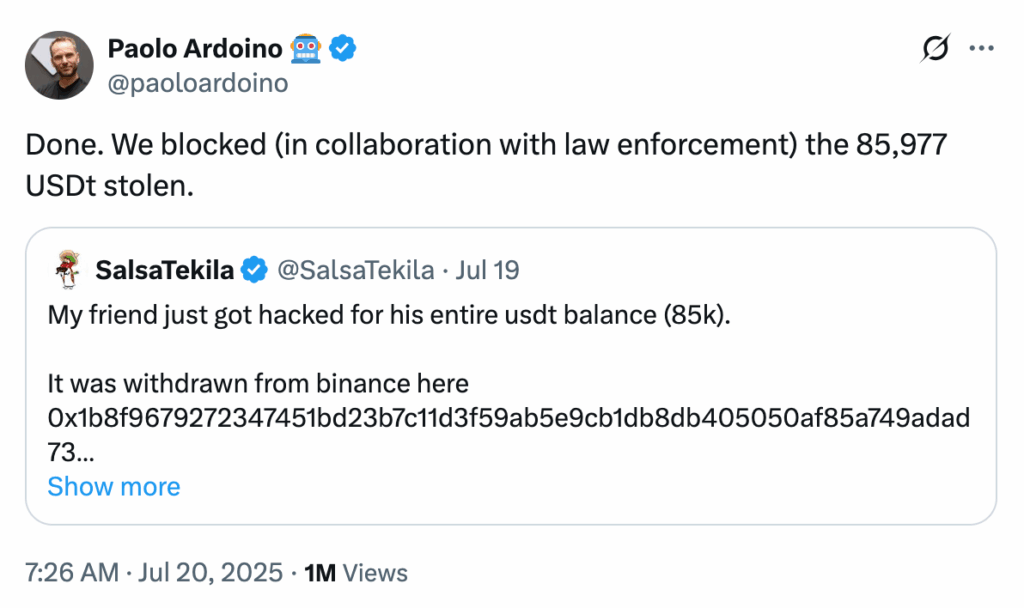 Source: Paolo Ardoino