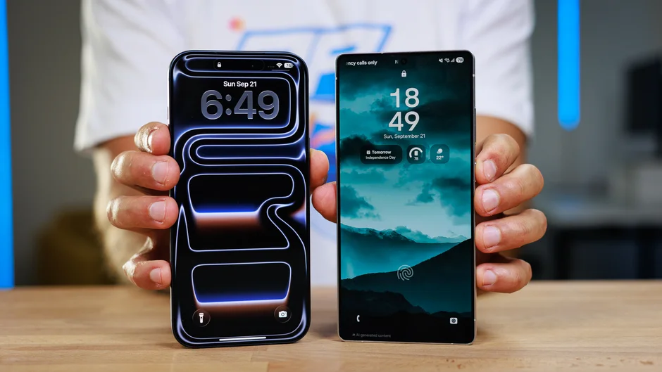 Samsung and iphone
